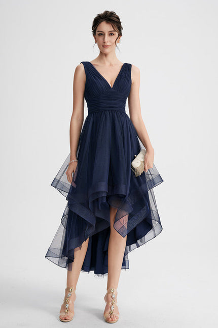Robe Tulle Volants Chic Nuit