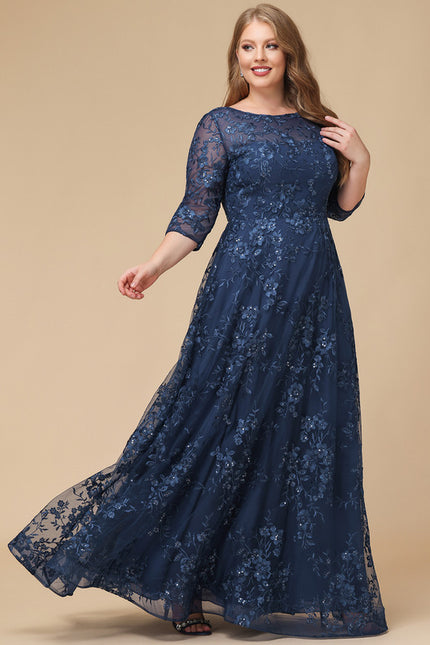 Robe Éblouissante Dentelle Émeraude - gallery 8