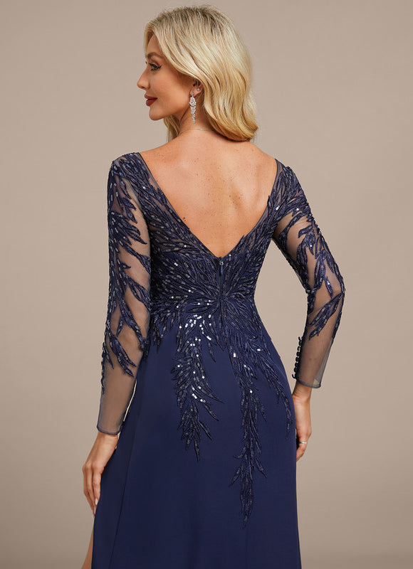 Robe Longue Pailletée Élégante Nuit - gallery 7