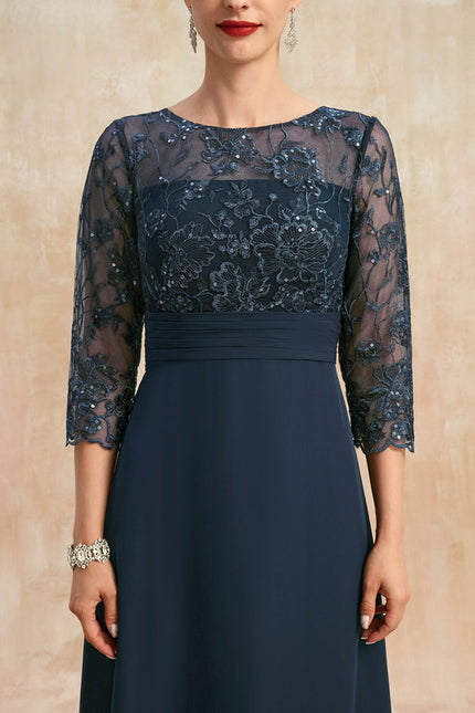 Robe Élégante Mère Mariée Brodée - gallery 6