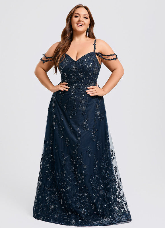 Robe De Bal Élégante Pailletée - gallery 8