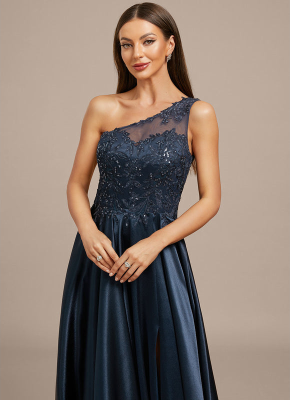 Robe Longue Femme Bleu Marine - gallery 1