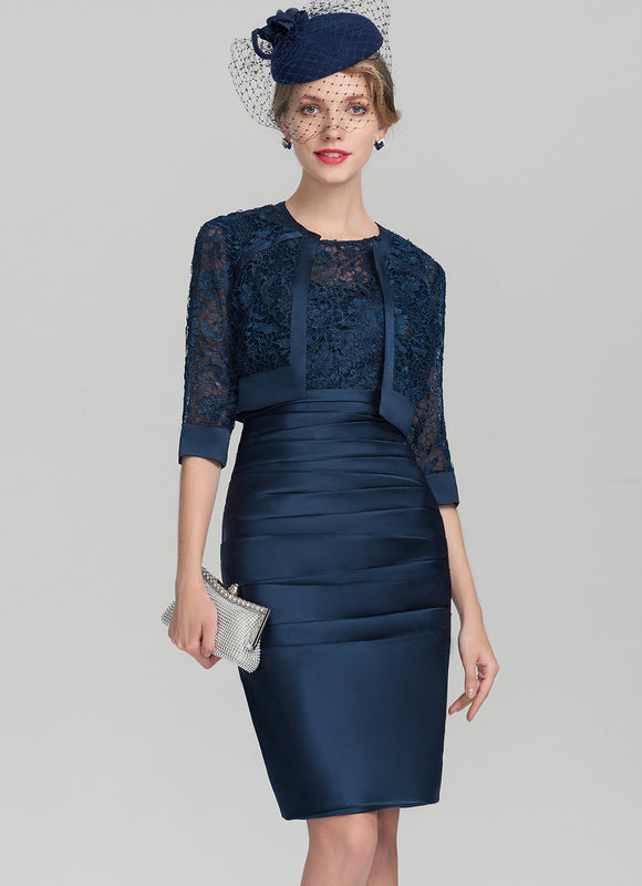 Robe Élégante Mère Mariée Satinée