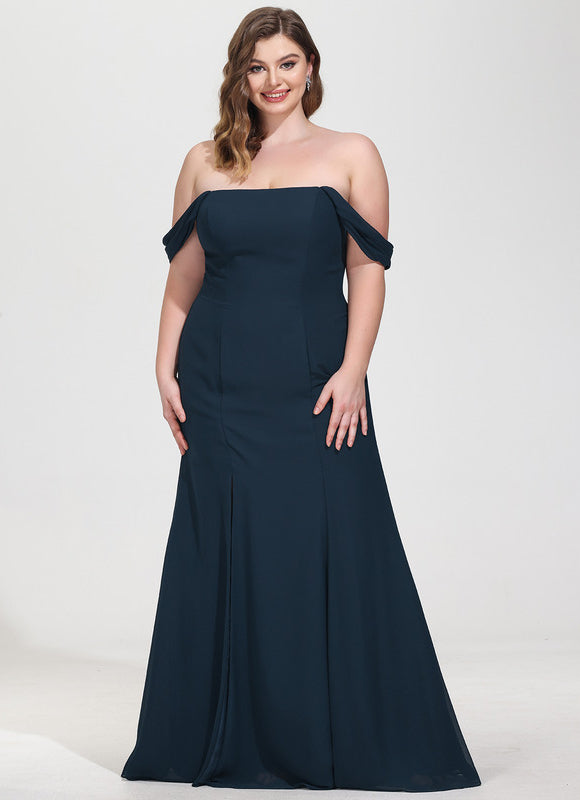Robe Sirène Épaule Dénudée Chic - gallery 6