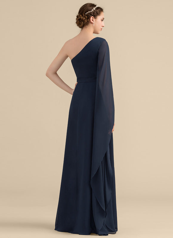 Robe Longue Chic Une Épaule - gallery 4