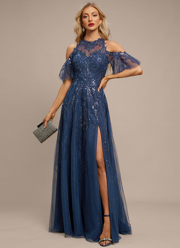 Robe De Soirée Pailletée Chic - gallery 2