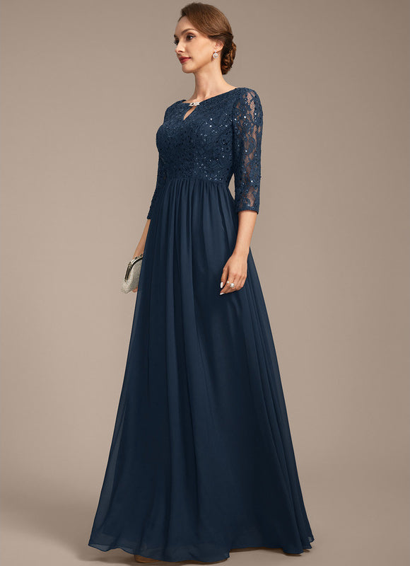 Robe Longue Mère Mariée Élégante - gallery 3
