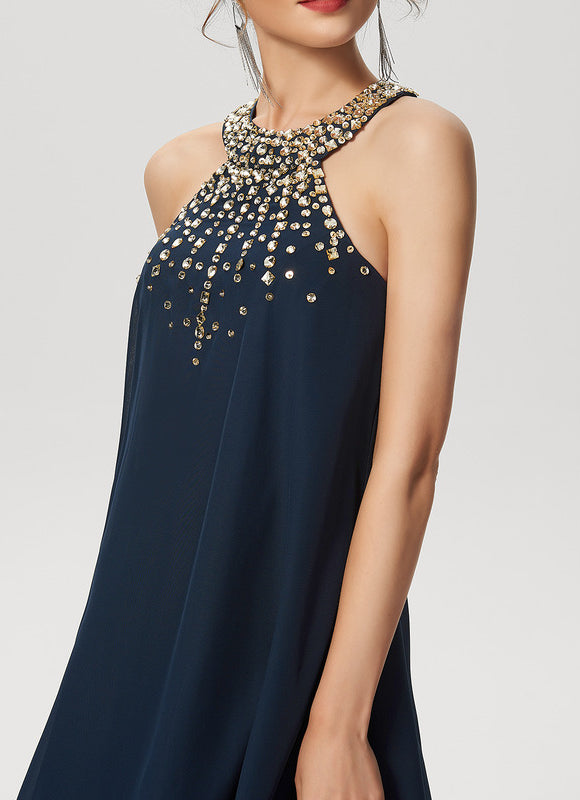 Robe Cocktail Étoilée Chic Nuit - gallery 3
