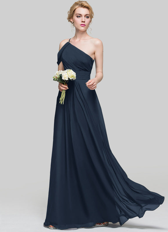 Robe Longue Chic Une Épaule - gallery 6