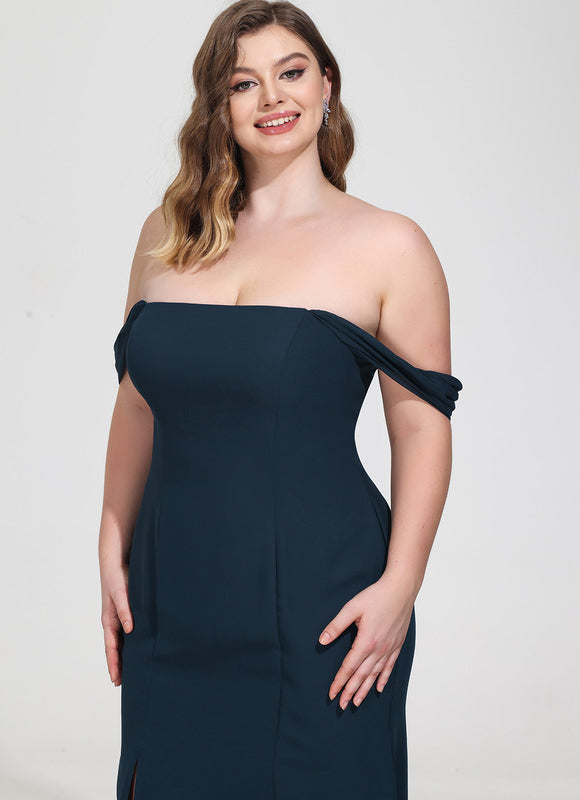 Robe Sirène Épaule Dénudée Chic - gallery 7