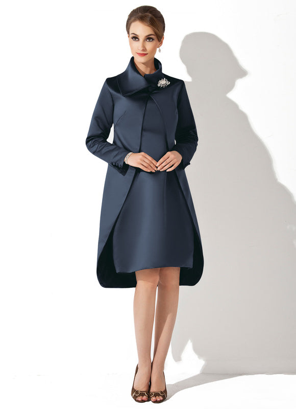Robe Élégante Mère Mariée Satinée