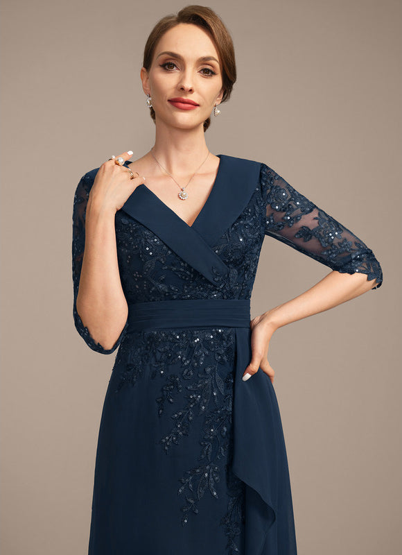 Robe Élégante Mère Mariée Paillettes - gallery 1