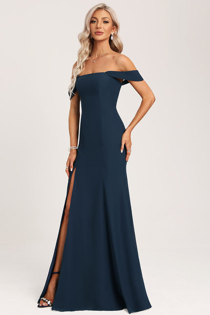 Robe Sirène Épaule Dénudée Chic - gallery 3
