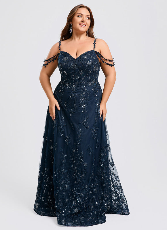 Robe De Bal Élégante Pailletée - gallery 6