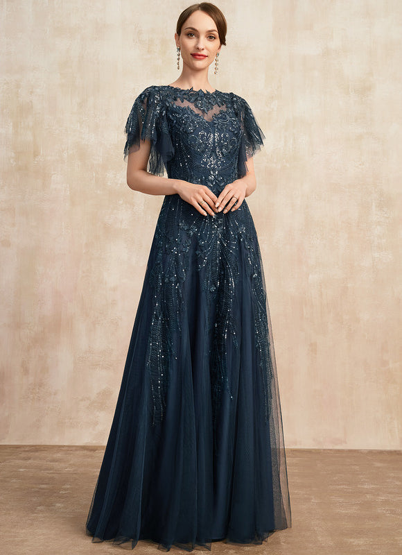 Robe Éblouissante Mère Mariée Paillettes - gallery 4
