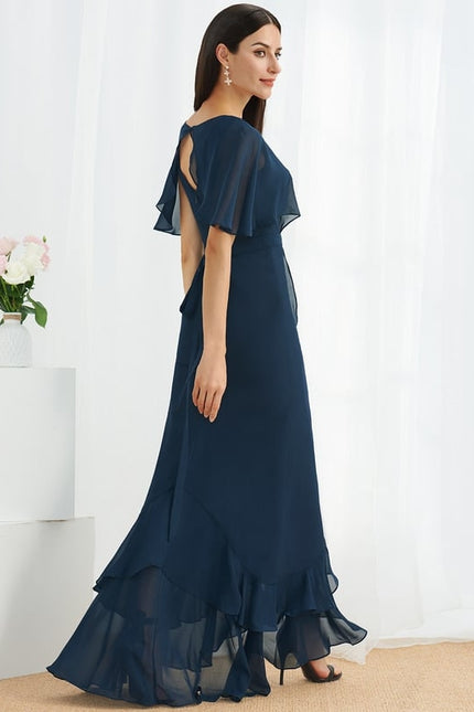 Robe Femme Bleu Marine Chic - gallery 4