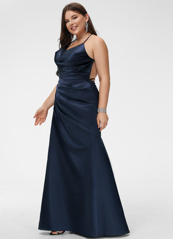 Robe Satinée Élégante Fendue Chic - gallery 7