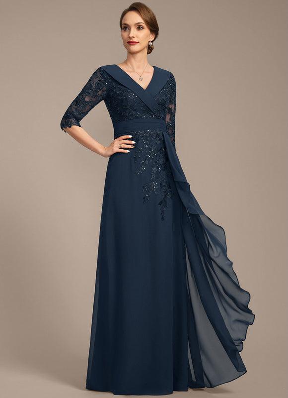 Robe Élégante Mère Mariée Paillettes - gallery 4