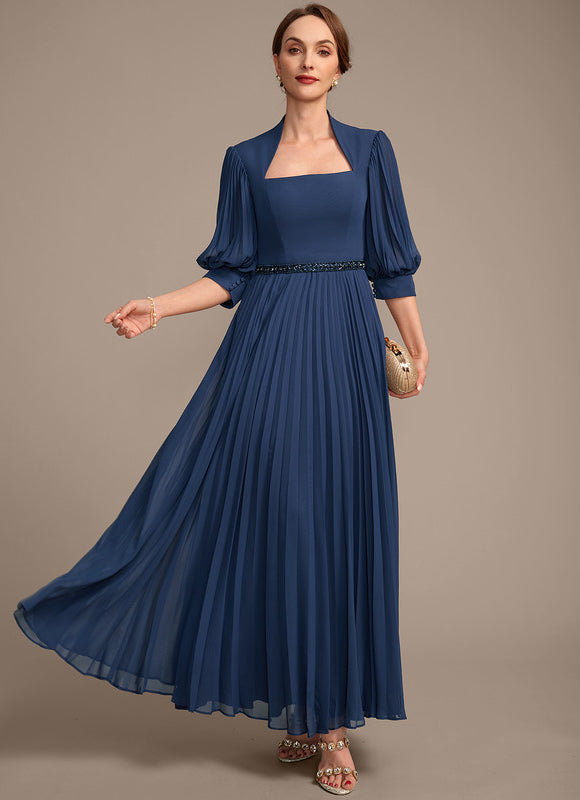 Robe Longue Plissée Élégante Nuit