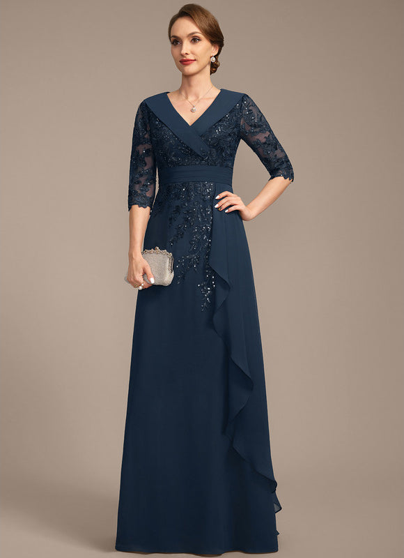 Robe Élégante Mère Mariée Paillettes - gallery 3