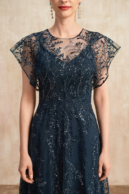 Robe Éblouissante Mère Mariée Paillettes - gallery 4