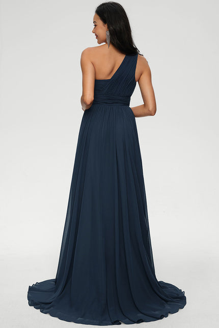 Robe Longue Chic Asymétrique Élégante - gallery 1