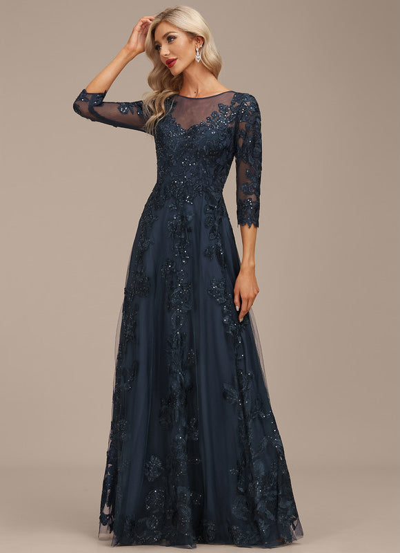 Robe Éblouissante Mère Mariée Paillettes - gallery 1