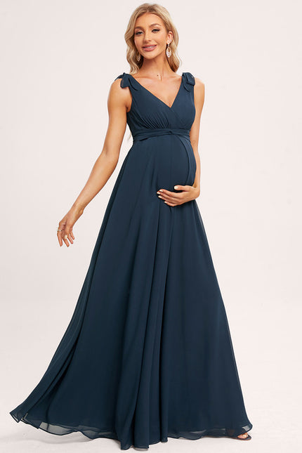 Robe Mousseline Maternité Élégante