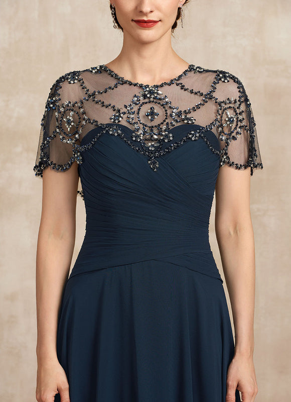 Robe Élégante Mère Mariée Illusion - gallery 1