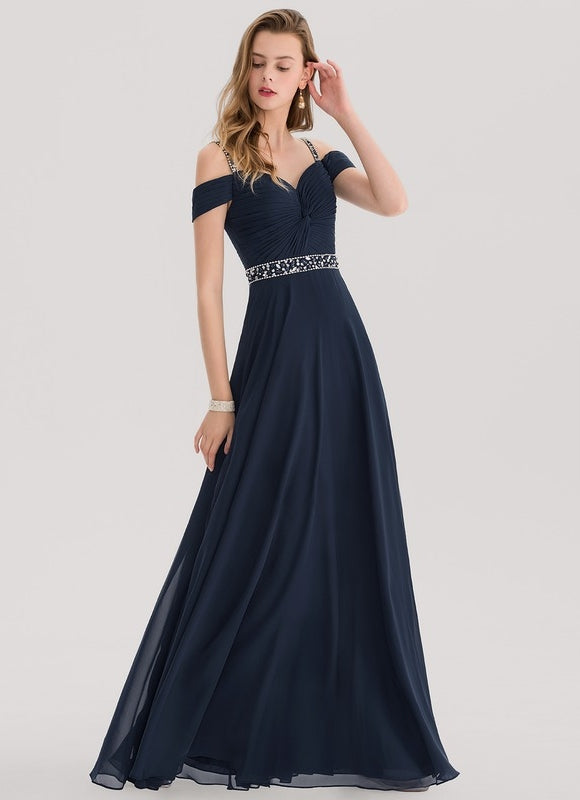 Robe Élégante Col V Paillettes Nuit - gallery 4