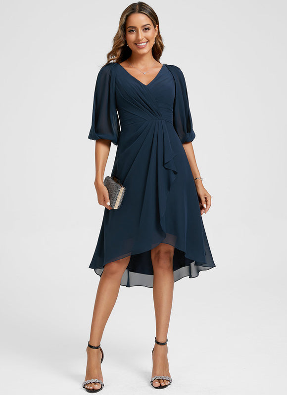 Robe Femme Bleu Marine Chic - gallery 1
