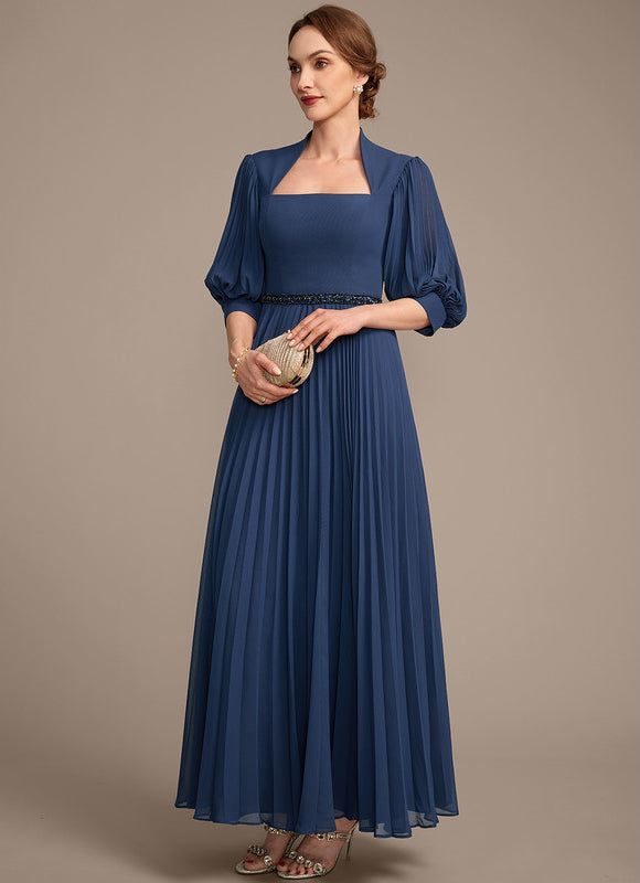 Robe Longue Plissée Élégante Nuit - gallery 2