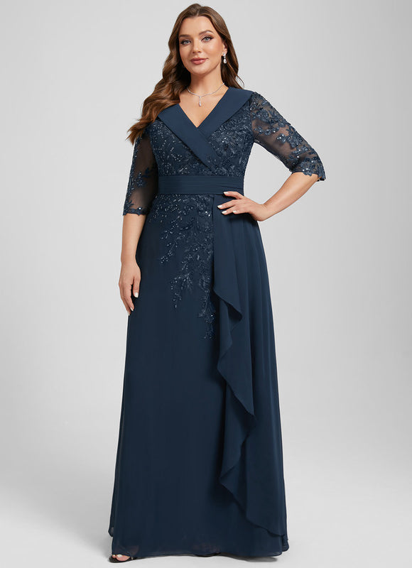 Robe Élégante Mère Mariée Paillettes - gallery 7