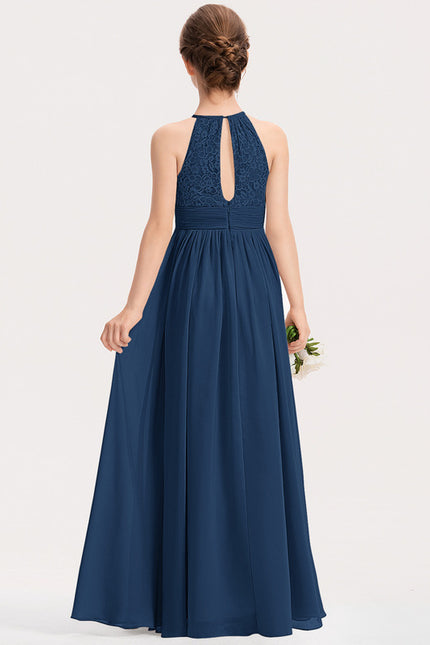 Robe Enfant Chic Dentelle Ras Du Sol - gallery 1
