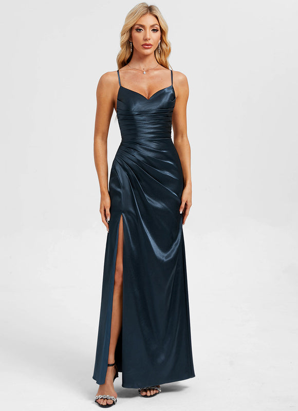Robe Fourreau Bleu Marine