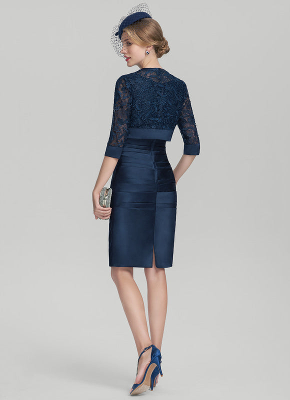 Robe Élégante Mère Mariée Satinée - gallery 3