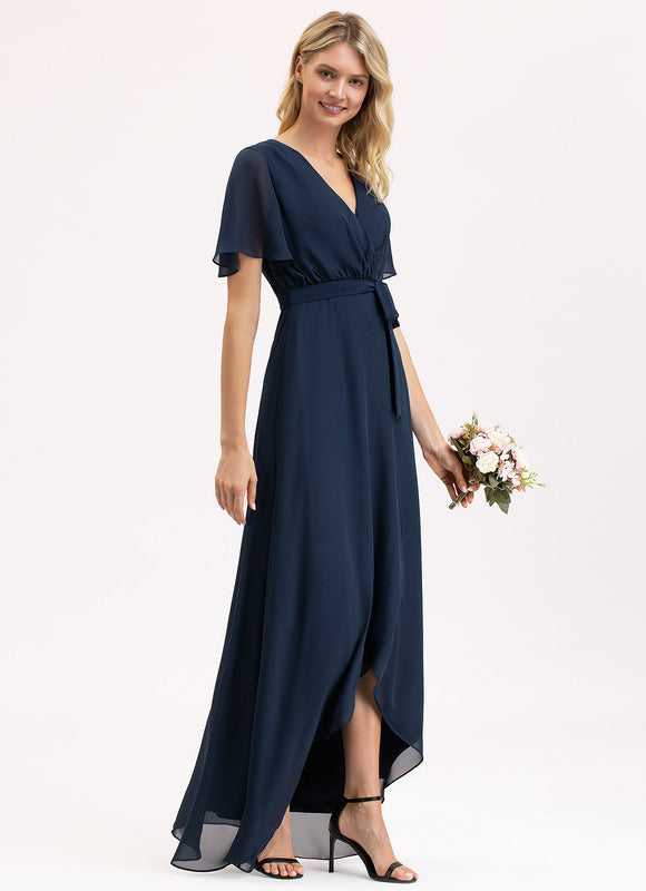 Robe Longue Chic Col V Fluide - gallery 3