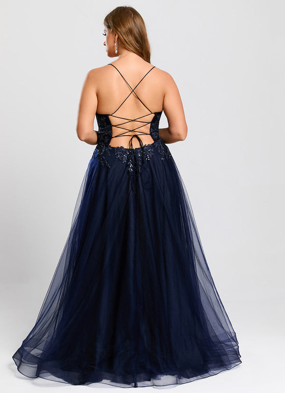 Robe De Bal Tulle Scintillante Élégante - gallery 8