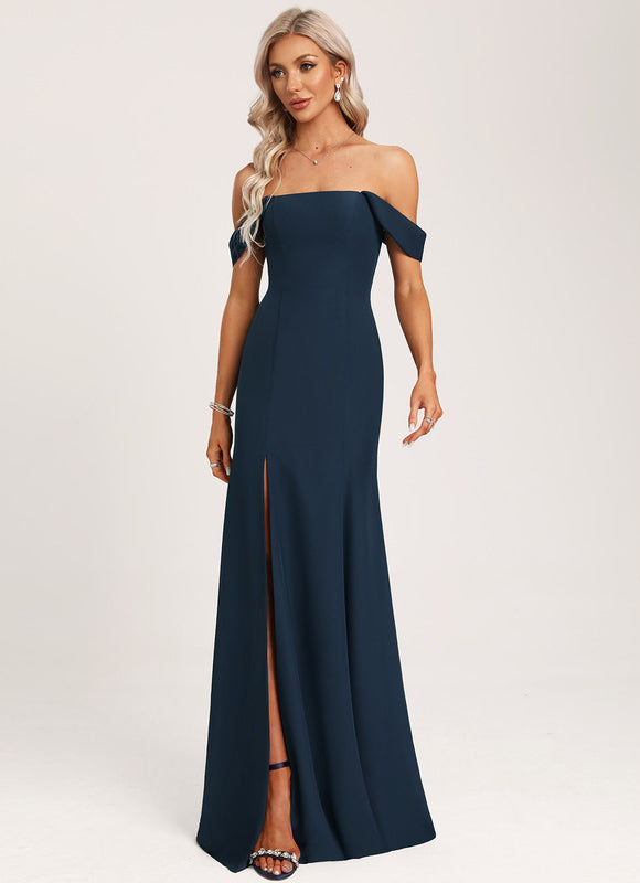 Robe Sirène Épaule Dénudée Chic - gallery 2