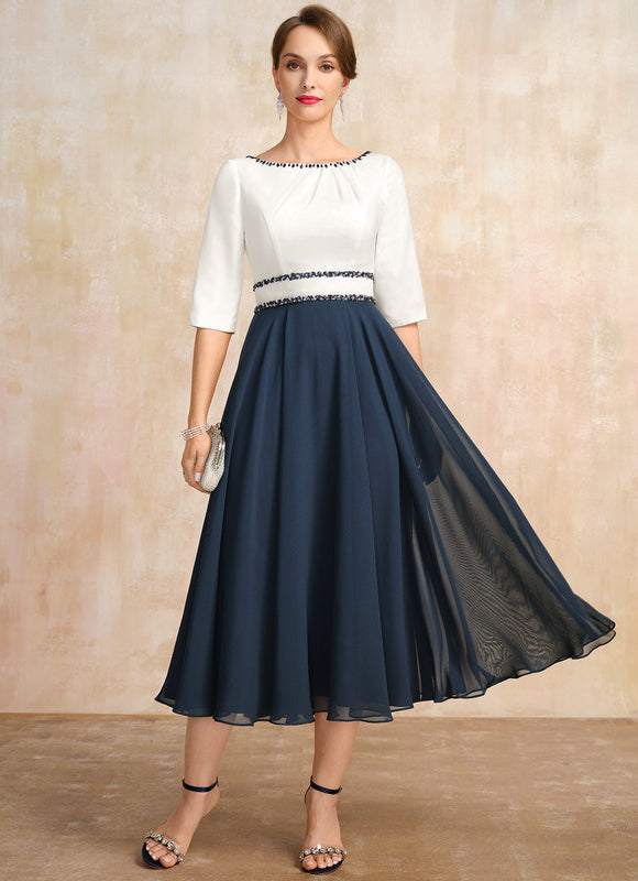 Robe Élégante Mère Mariée Chic