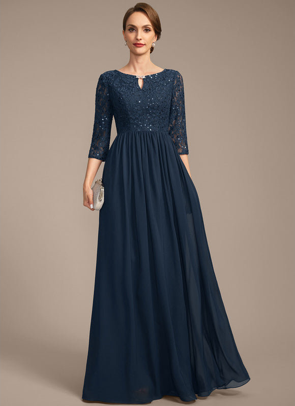 Robe Longue Mère Mariée Élégante - gallery 1