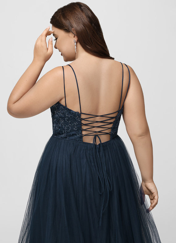 Robe De Bal Chic Asymétrique Pailletée - gallery 8