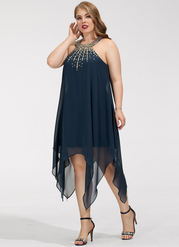Robe Cocktail Étoilée Chic Nuit - gallery 5