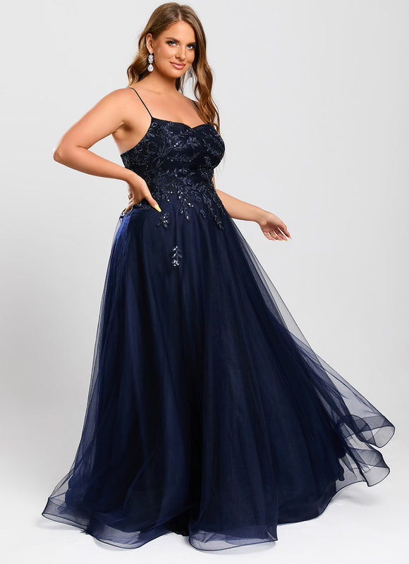Robe De Bal Tulle Scintillante Élégante - gallery 7