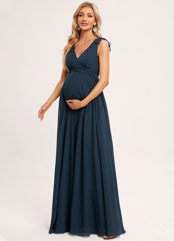 Robe Mousseline Maternité Élégante - gallery 2