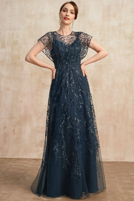 Robe Éblouissante Mère Mariée Paillettes