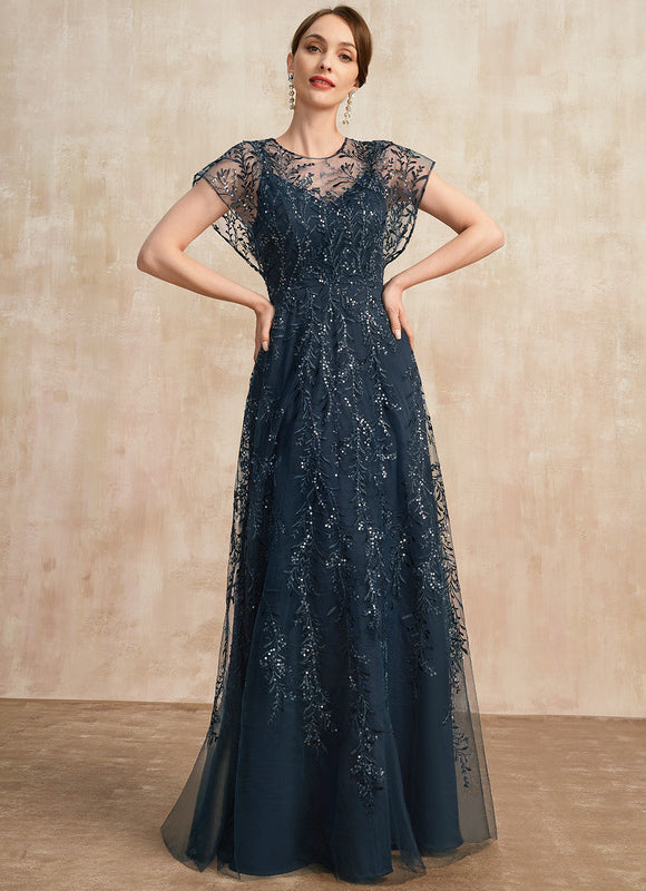 Robe Éblouissante Mère Mariée Paillettes