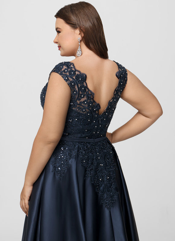 Robe De Bal Satinée Élégante Nuit - gallery 6