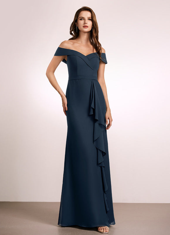 Robe Élégante Épaule Dénudée Chic - gallery 2