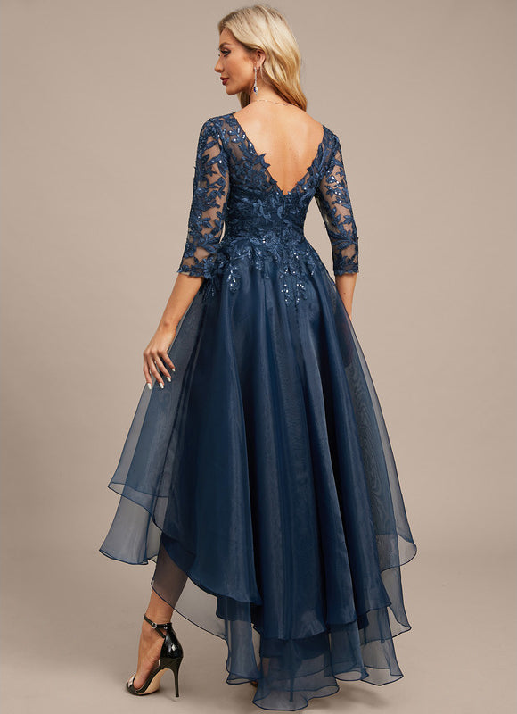 Robe De Soirée Chic En Organza - gallery 6